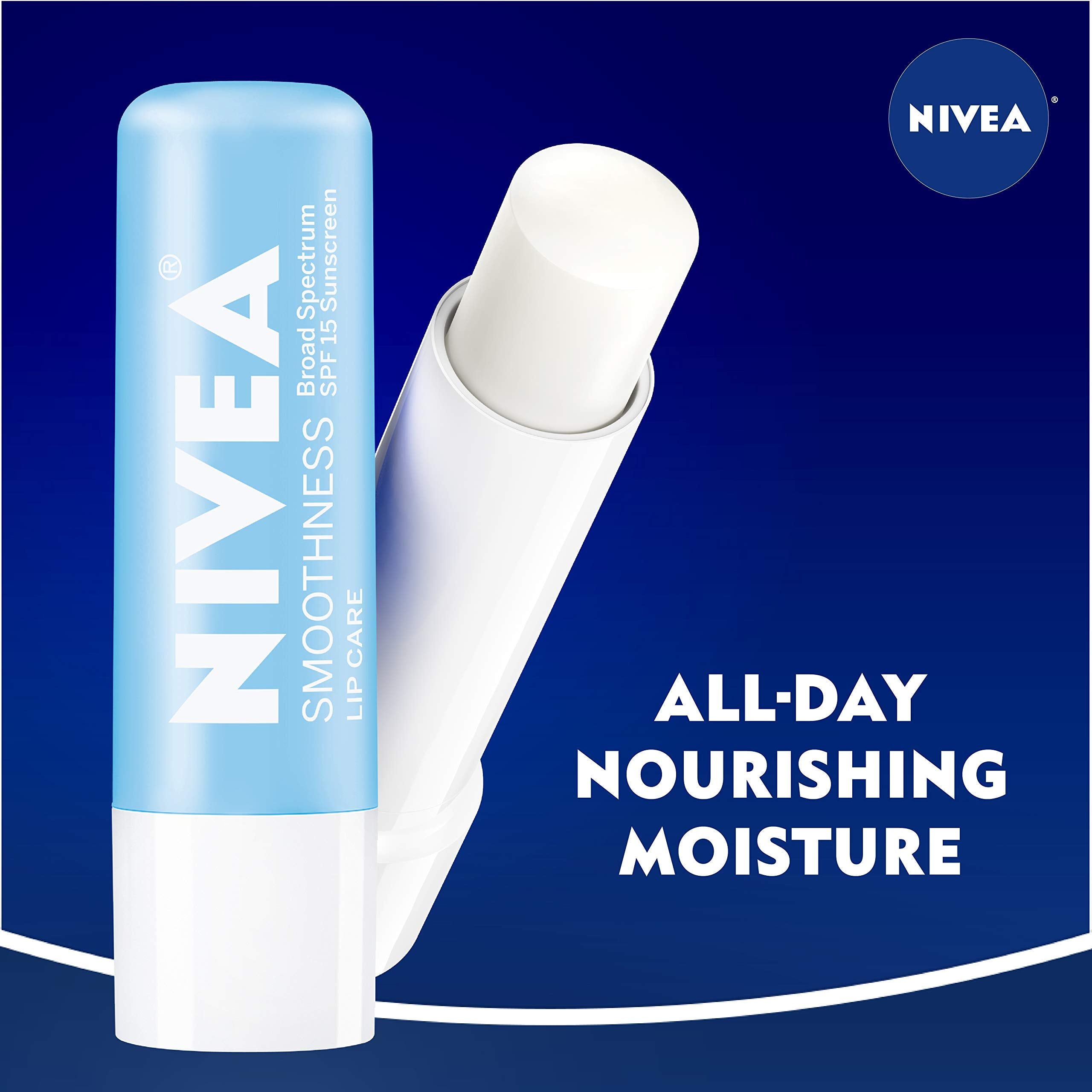 NIVEA Soin Lèvres Smoothness SPF 15 : protection UV pour les journées en plein air.