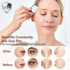 Niymyin Gua Sha réduction des poches pour un teint frais.
