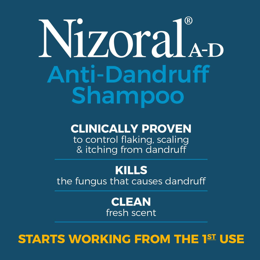 Parfum frais et léger du shampooing Nizoral A-D.
