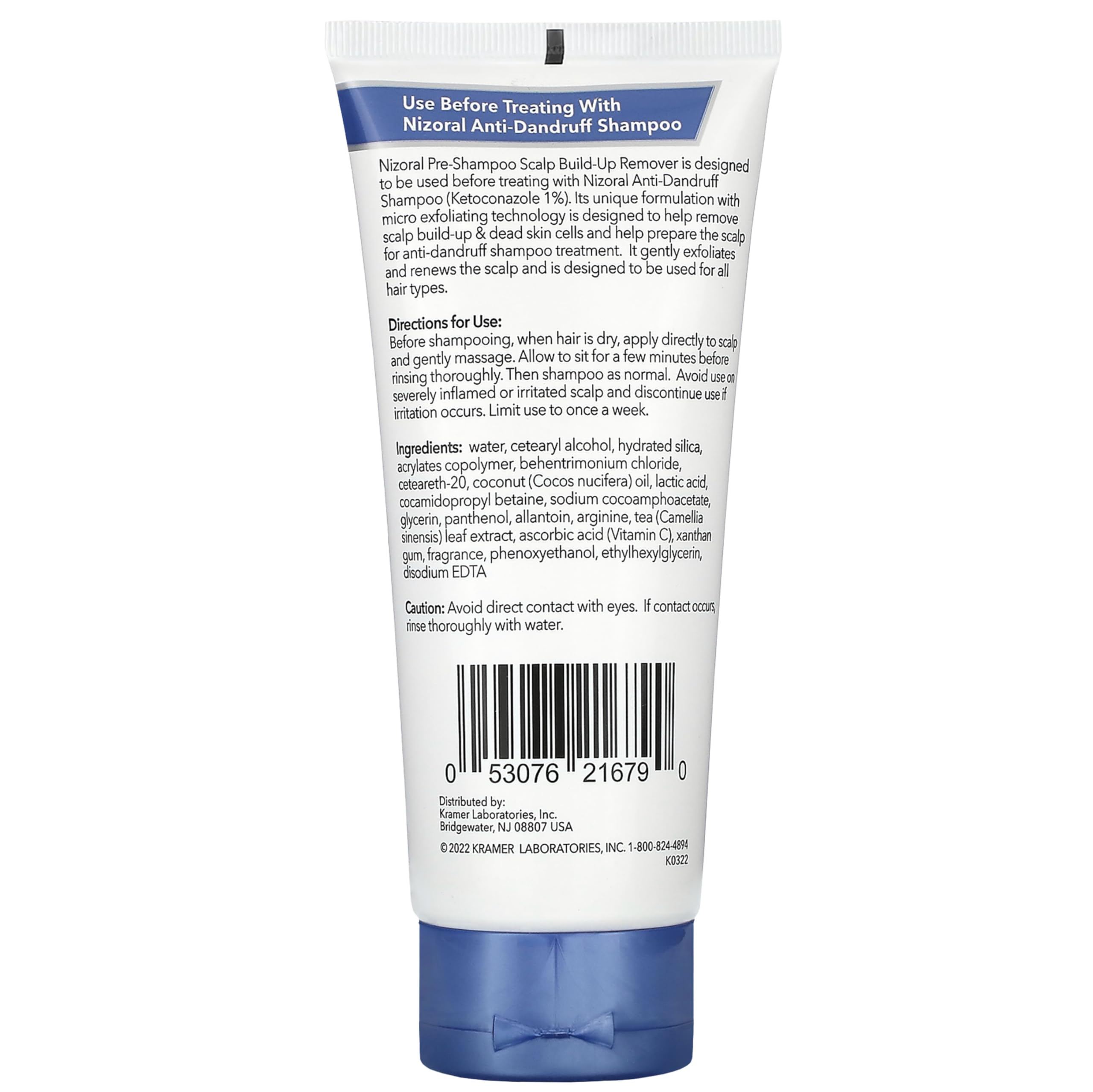 Nizoral Pre-Shampoo: idéal pour cheveux chimiquement traités.