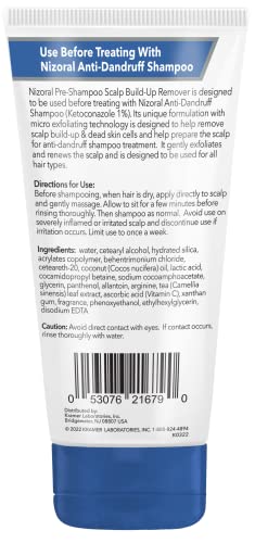 Nizoral Pre-Shampoo: rincer puis passer au shampoing anti-pelliculaire.