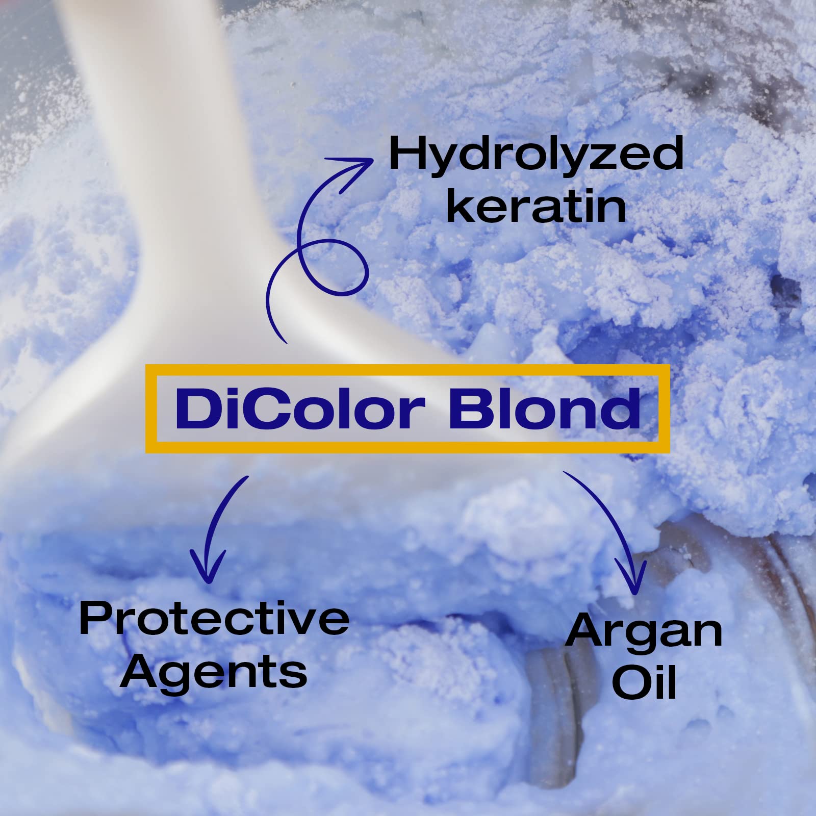 DiColor Blonde huile d'argan protège les cheveux et réduit la sécheresse.