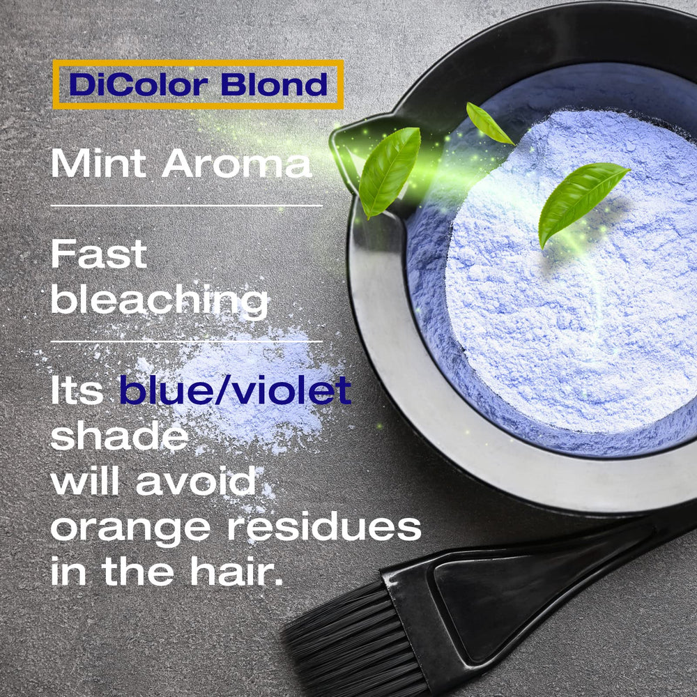 Parfum menthe frais pendant le traitement avec NK DiColor Blonde.