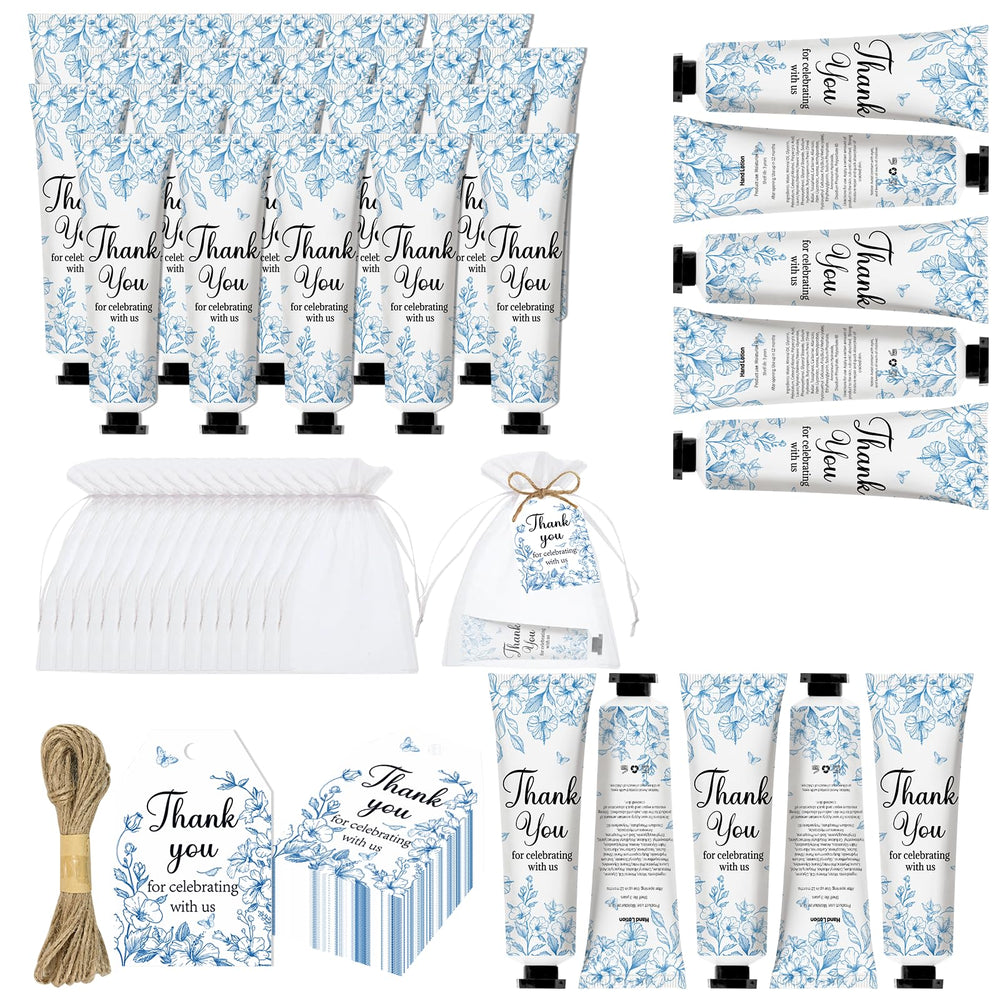 Nlicrst crème mains fleurs bleues hydratation légère pour invités