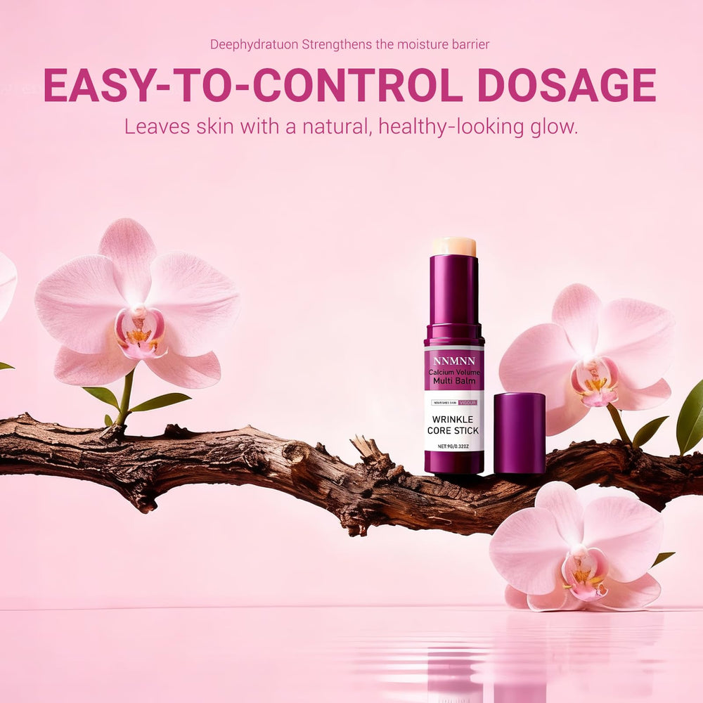 nnmnn Calcium Volume Multi Balm Stick – cou peau souple et lissage léger.