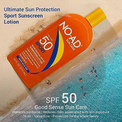 NO-AD SPF 50 Sport - texture creme solaire appliquée sur la peau en douceur.