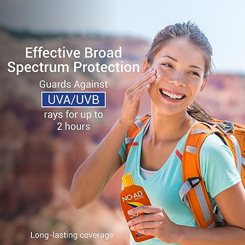 NO-AD SPF 50 Sport - usage en plein air pour une protection durable.