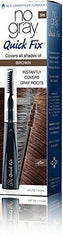 No Gray Quick Fix couvre les racines grises rapidement pour une retouche discrète à domicile.