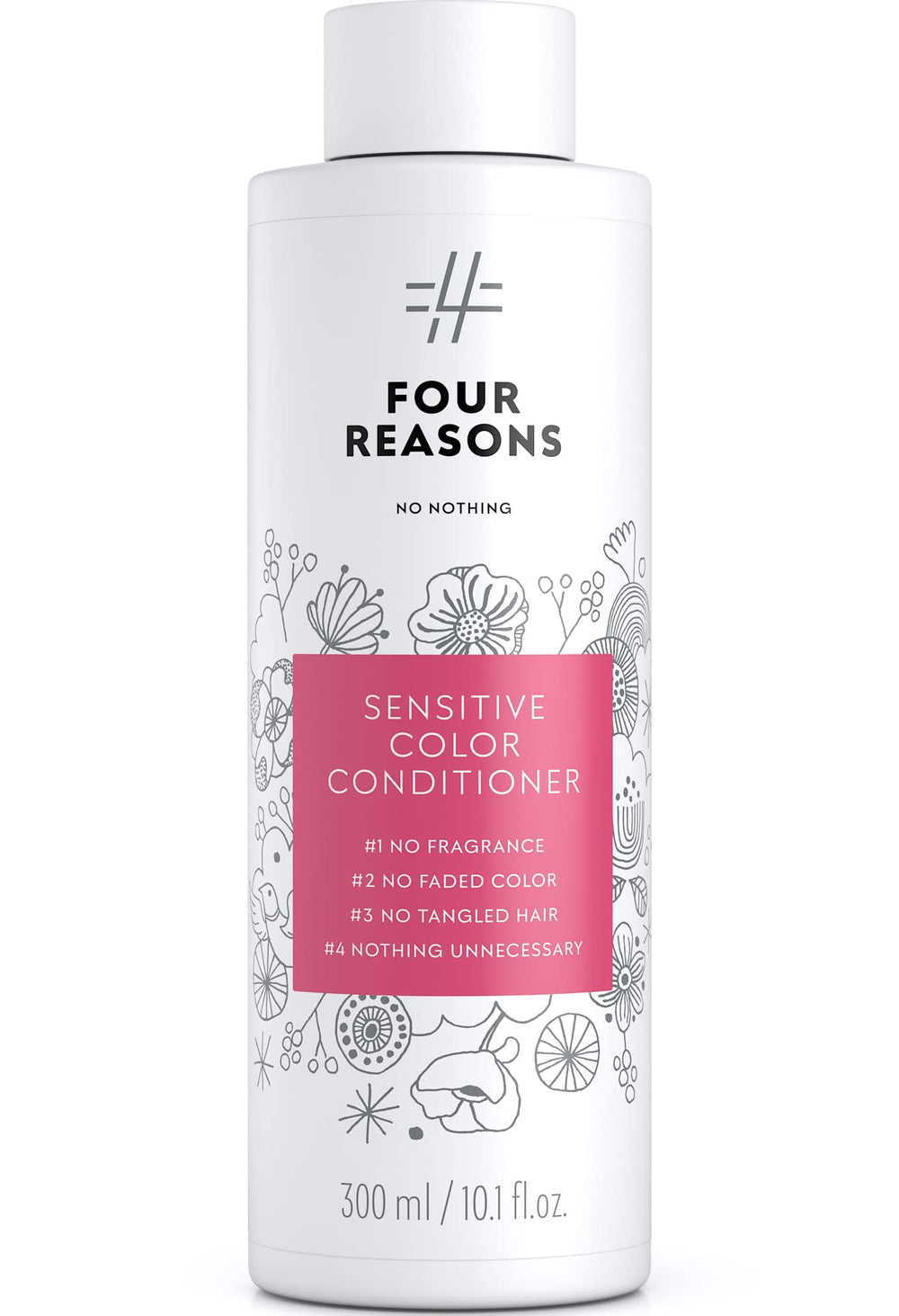 No nothing après-shampoing sensible pour cheveux colorés, couleur protégée et brillance durable
