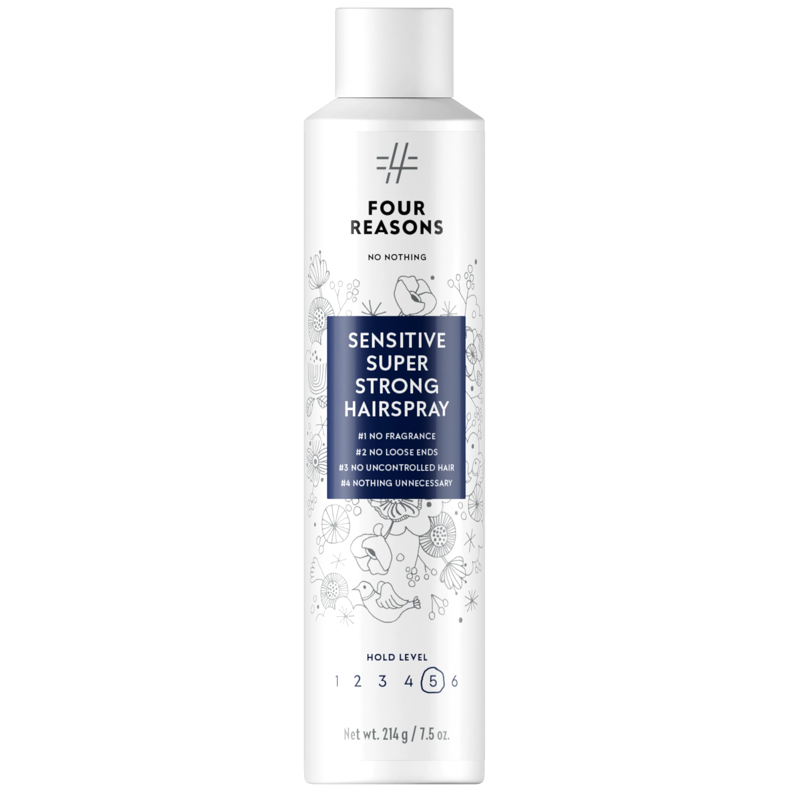 No Nothing fixatif capillaire ultra fort sans parfum offrant une tenue durable
