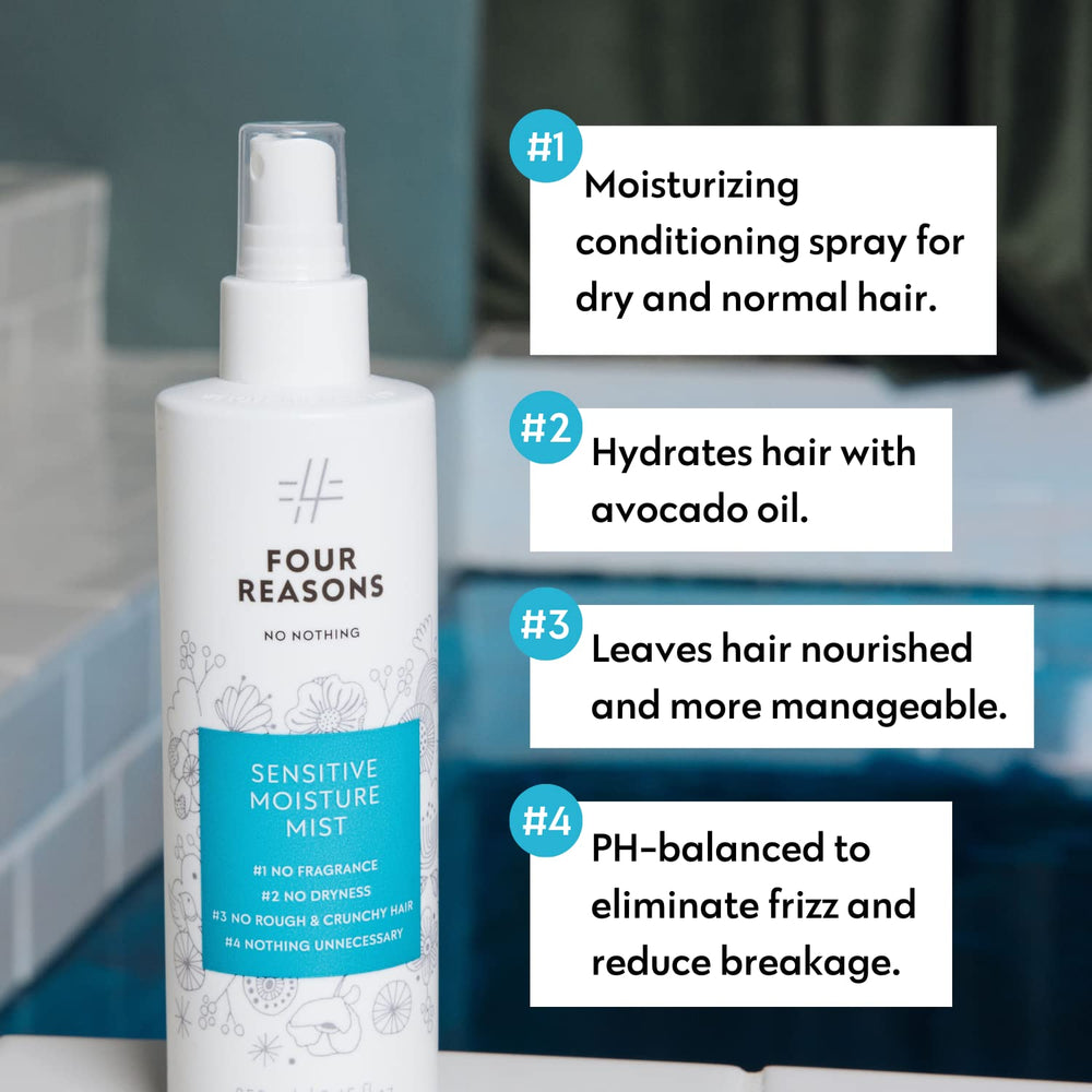 No nothing Moisture brume sur cheveux humides, démêlage léger et efficace.