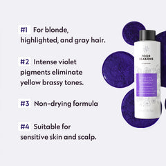 No nothing: Texture crème douce respectant les cheveux blonds.