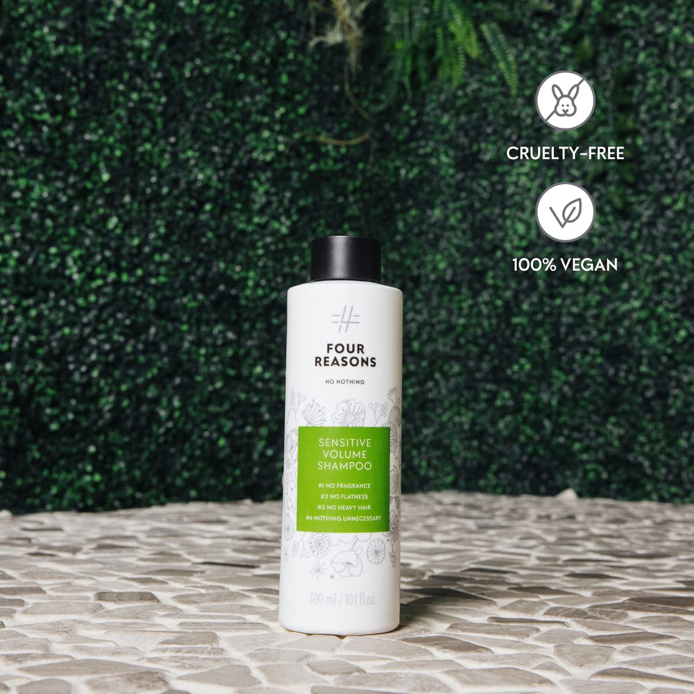 No Nothing Shampoing Volume Sans Parfum, après-sport cheveux propres et démêlés faciles.