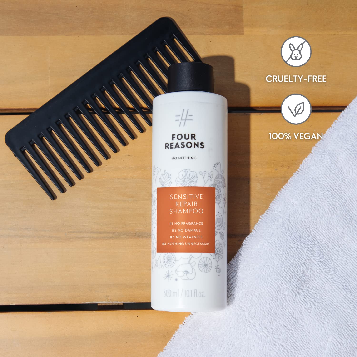 No Nothing Shampoing – nettoyage doux adapté aux cuirs sensibles