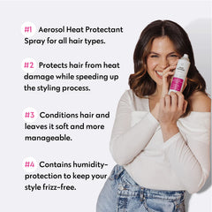 No Nothing application du spray protecteur pour une protection thermique.