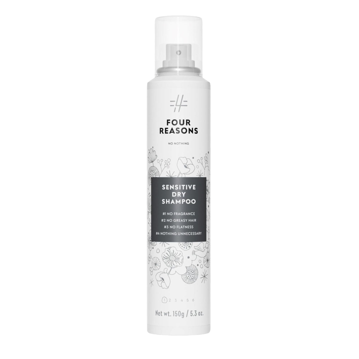 No nothing Sèche-cheveux : finition invisible sans parfum adaptée aux cheveux foncés.