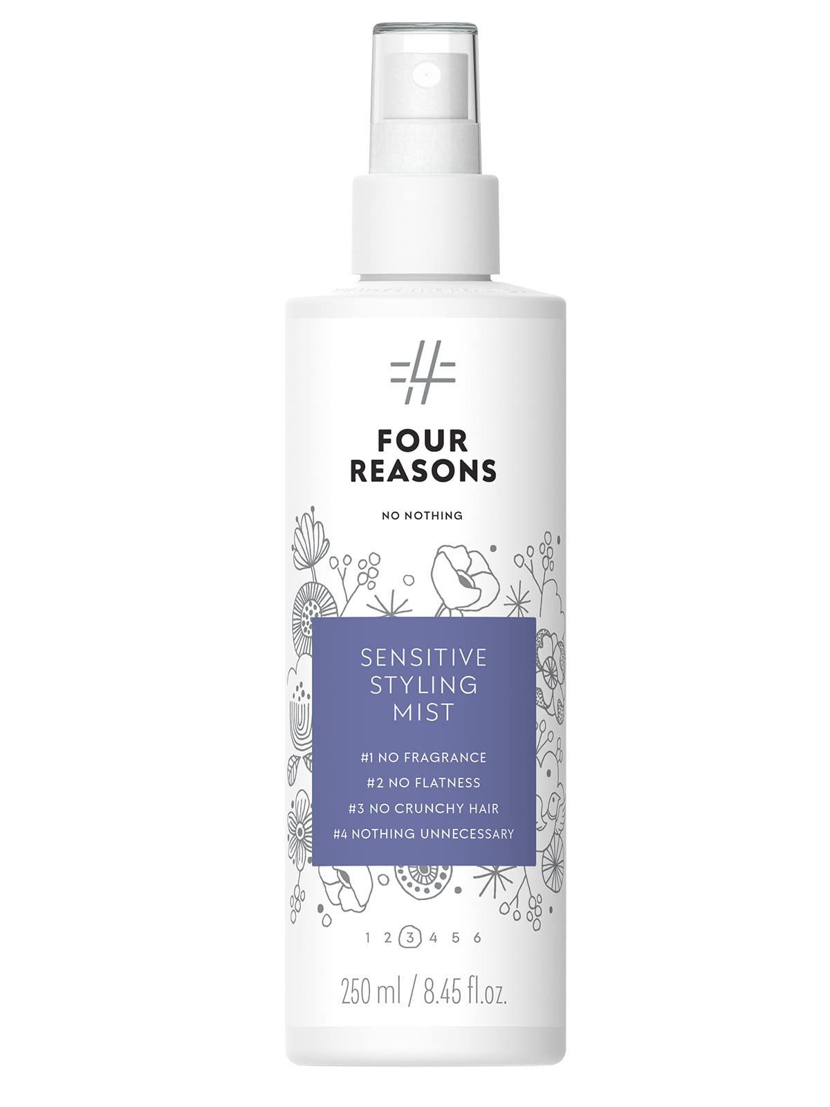 No nothing mist de coiffage très sensible – base-coiffage apportant volume durable sans parfum