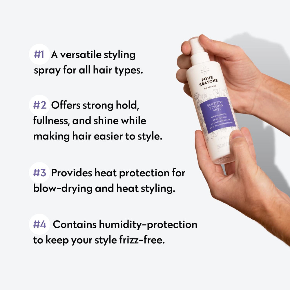 No nothing mist de coiffage – tenue longue durée et maintien flexible pour styles variés