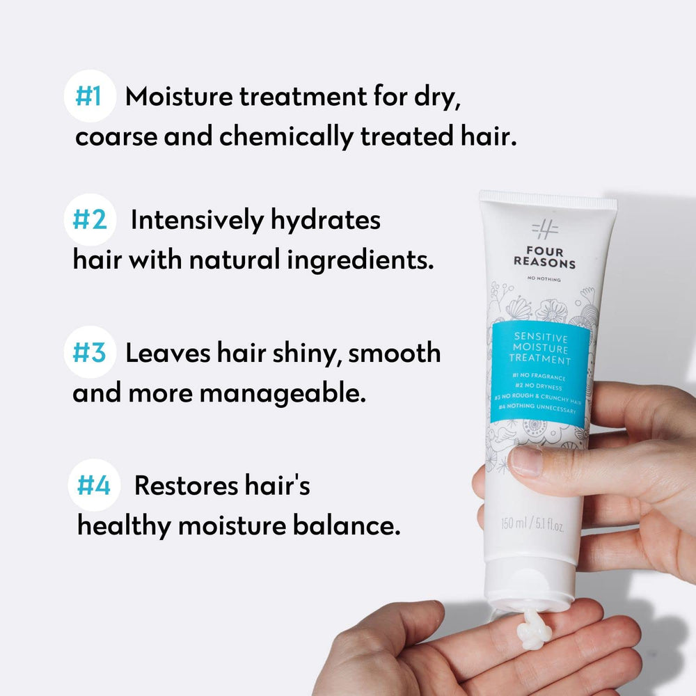 No Nothing texture crème hydratante, soin doux pour cheveux fragiles et endommagés.