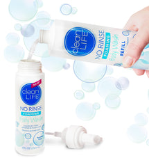 No-Rinse Foaming Body Wash pack of three for families and caregivers