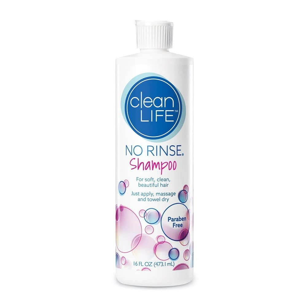 No-Rinse : bouteille 16oz, lavage sans rinçage pratique pour mobilité réduite.