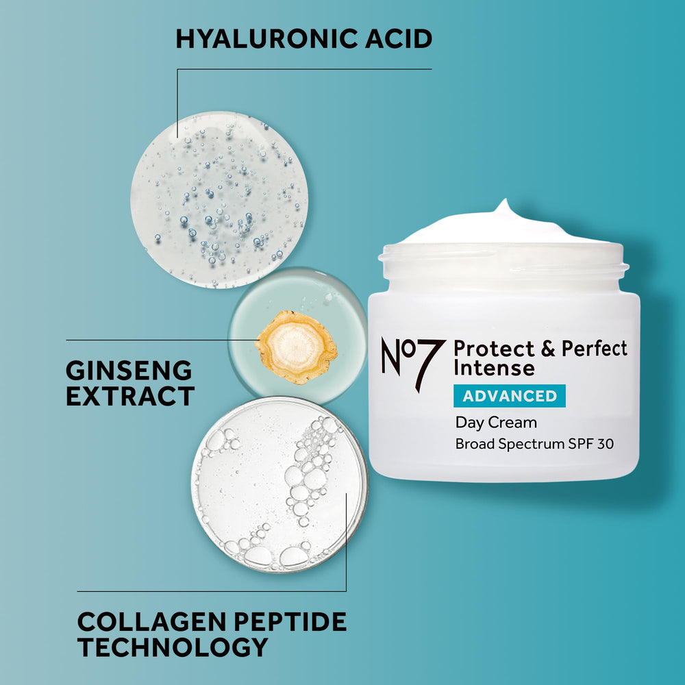 No7 Acide hyaluronique pour une hydratation profonde et durable.