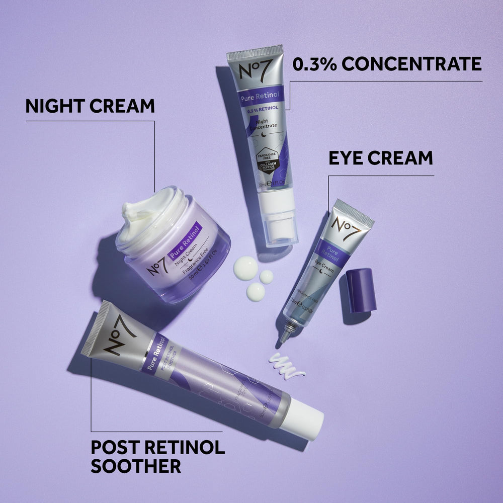 No7 crème apaisante après rétinol texture légère pour peau sensible