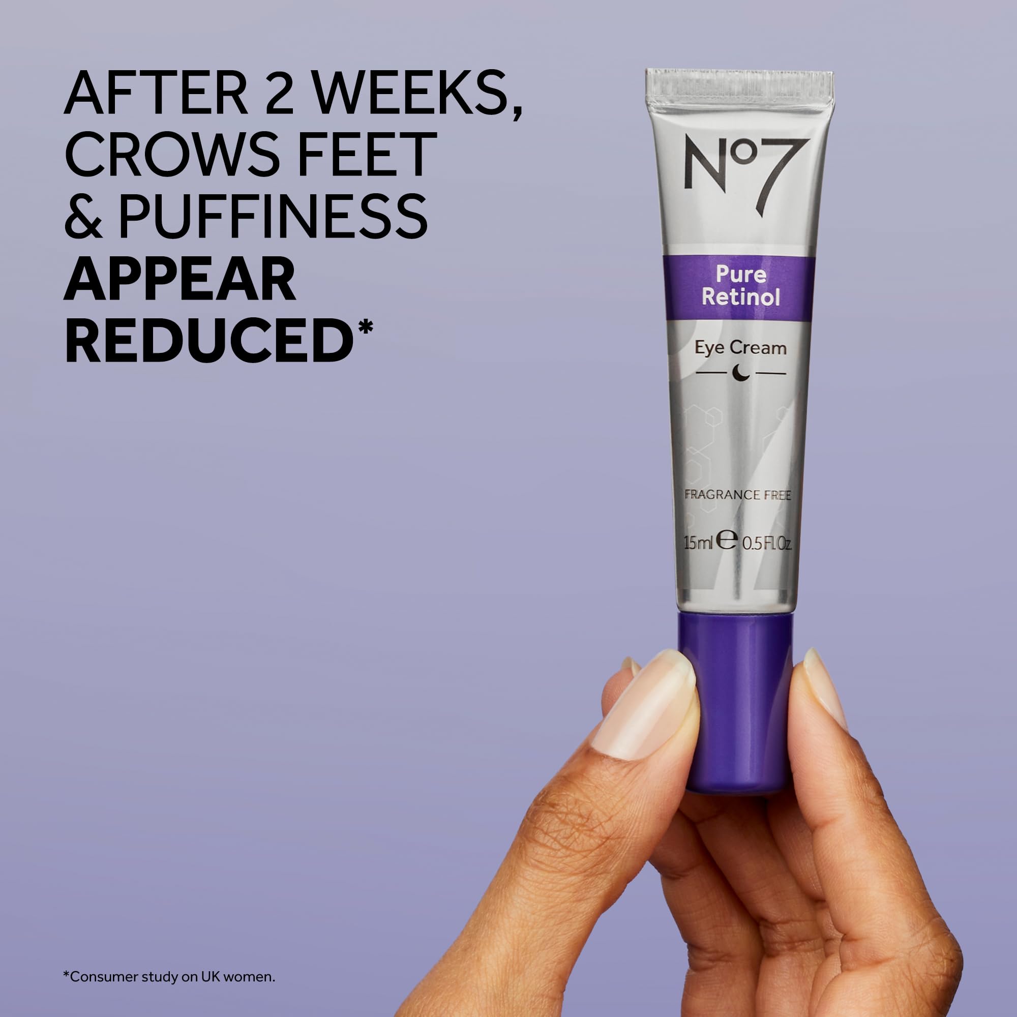 No7 Crème Yeux Extrait Ginseng Énergie, réveil du regard.