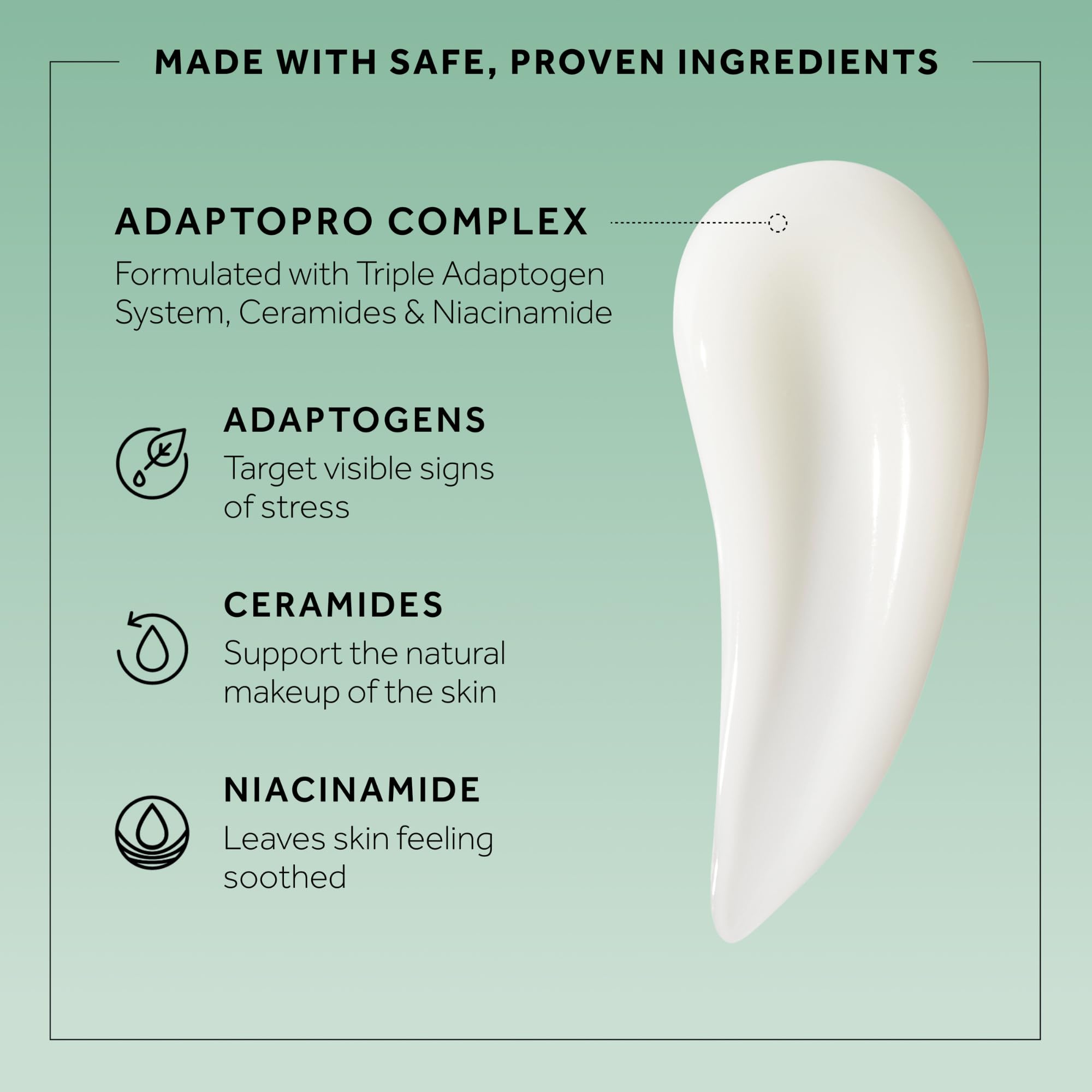 No7 Derm Solutions ceramides niacinamide adaptogens, soutien quotidien de la peau.