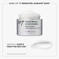 No7 Future Renew creme-nuit-application-visage routine nocturne hydratante recommandée.