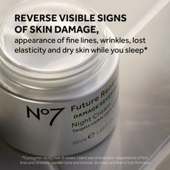 No7 Future Renew creme-nuit-peptide peut lisser visiblement les ridules.