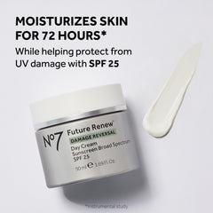 Crème nuit No7 Future Renew - pot: hydratation réparatrice pendant le sommeil.