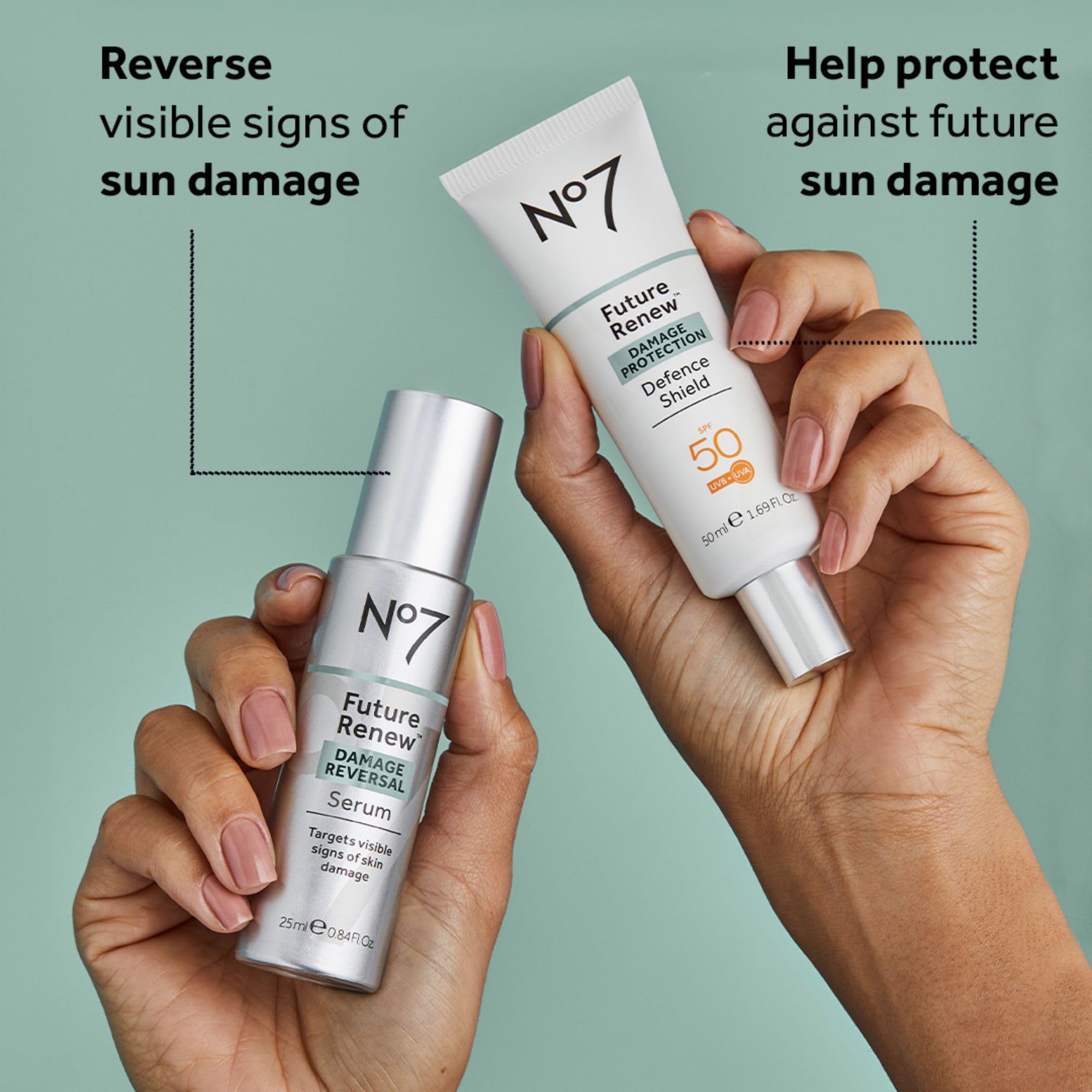 No7 Future Renew Defense Shield, peptides et hydratation pour peau rafraîchie