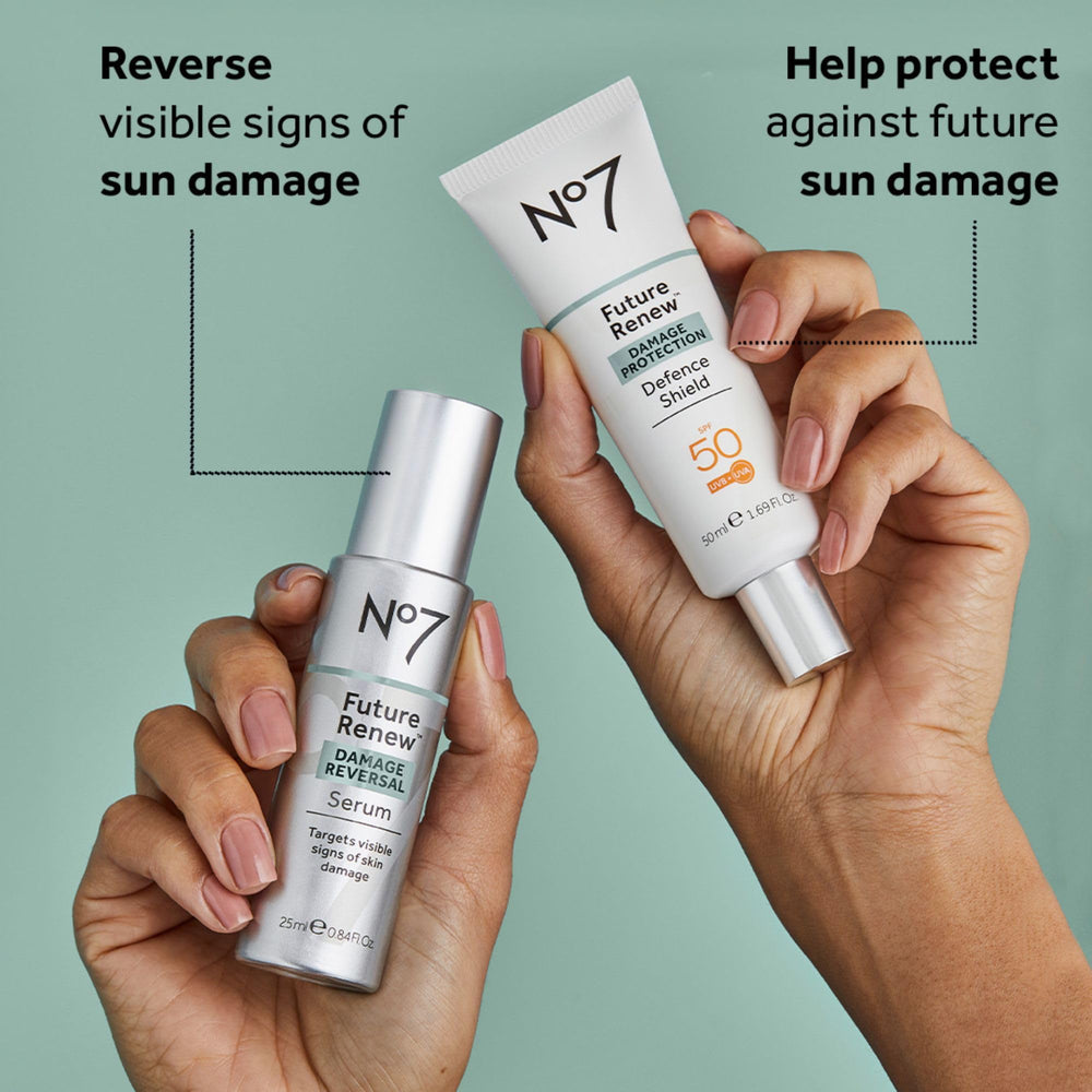 No7 Future Renew Defense Shield, peptides et hydratation pour peau rafraîchie