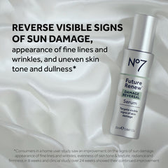 No7 Future Renew serum dropper close-up showing convenient application