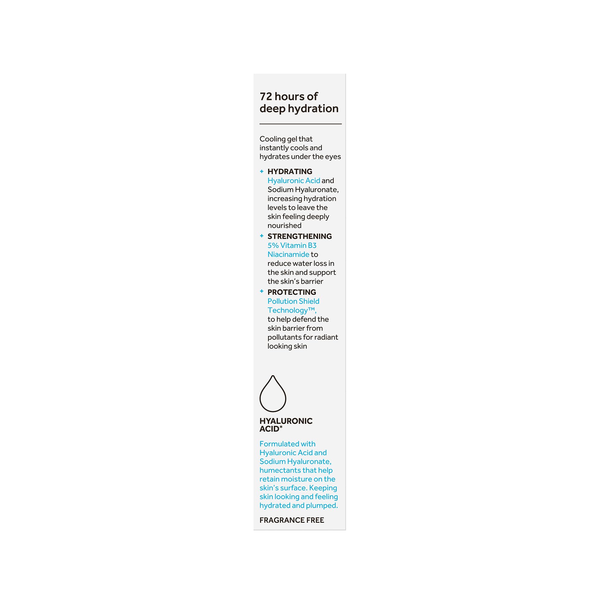 No7 HydraLuminous+ Protection pollution: défense contre les impuretés quotidiennes.