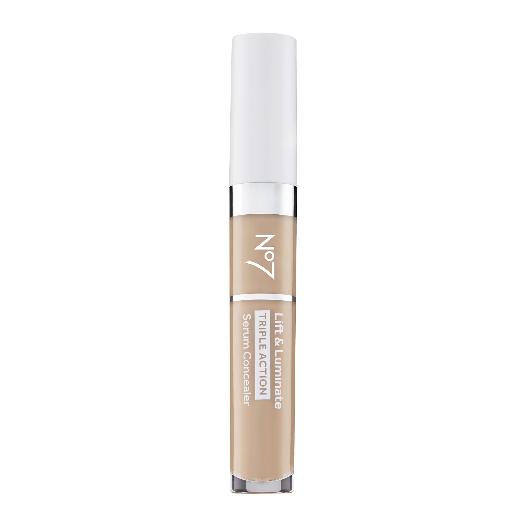 No7 Lift & Luminate correcteur teint clair – bouteille prête pour un rendu lumineux