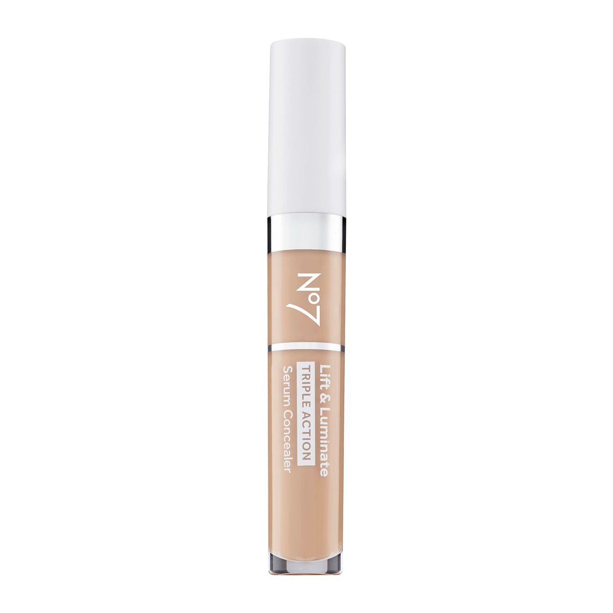 No7 Lift & Luminate correcteur teint clair – bouteille prête pour un rendu lumineux