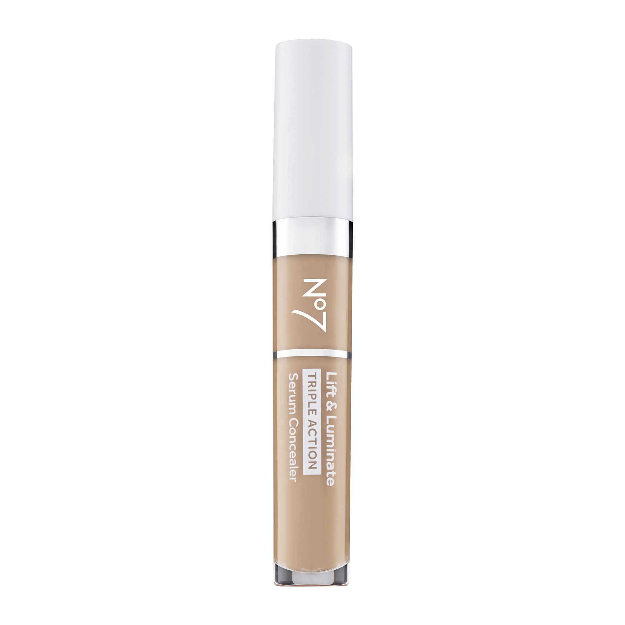 No7 Lift & Luminate Sérum-Correcteur Lumière Moyenne, application pour un teint frais.