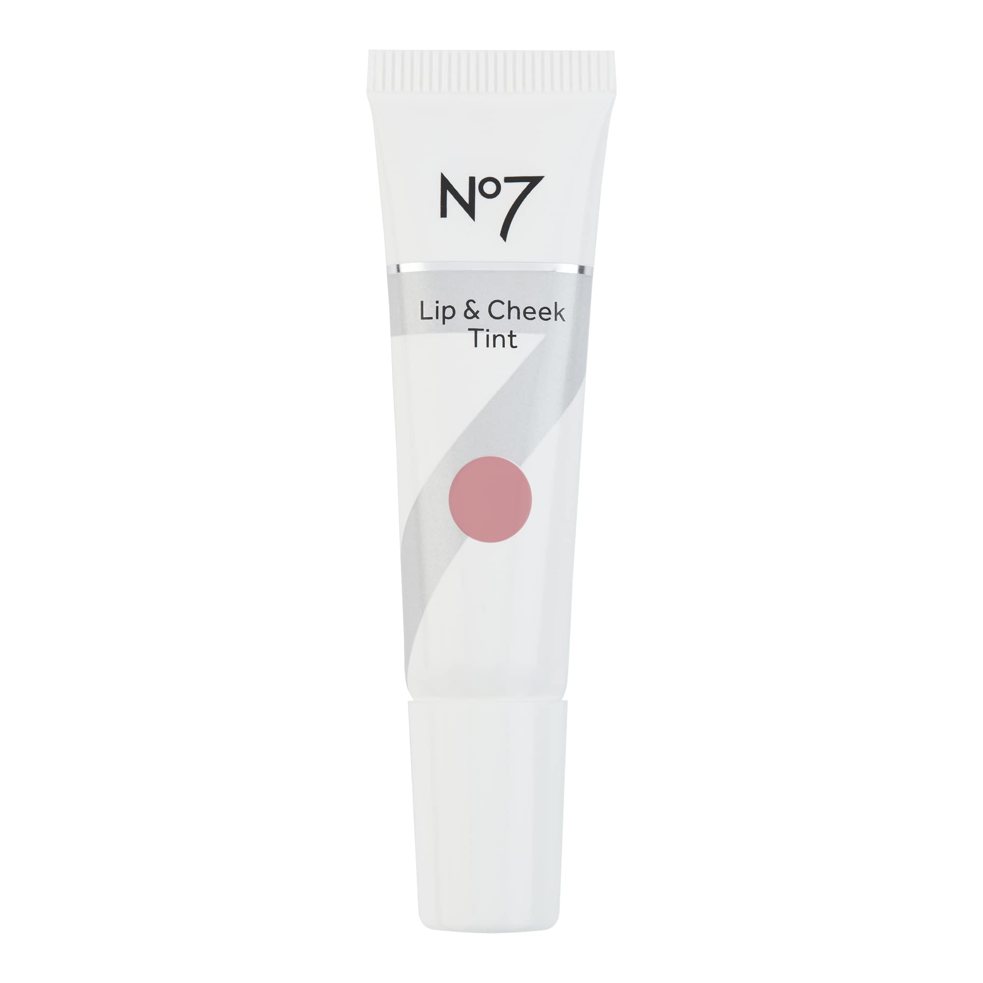 No7 Lip & Cheek Tint flacon Dusk Rose, teinte légère pour lèvres et joues.