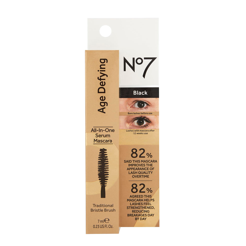 No7 Mascara Yeux : algues et raisin pour hydratation et minéraux nourrissants