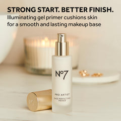 No7 Pro Artist Base : lueur naturelle qui unifie le teint sans paillettes
