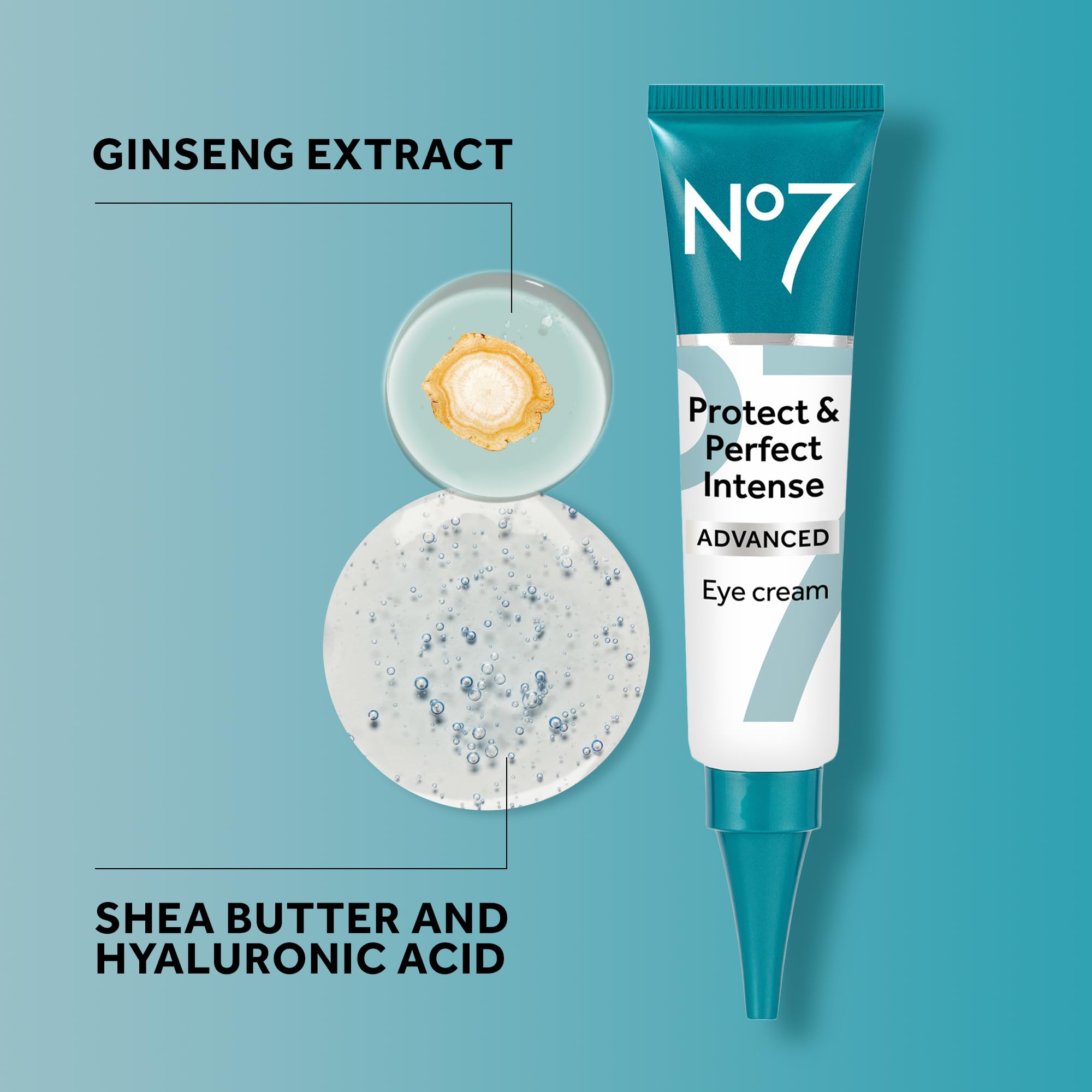 No7 Protect & Perfect Crème Yeux; peut aider à raviver le regard et la luminosité.