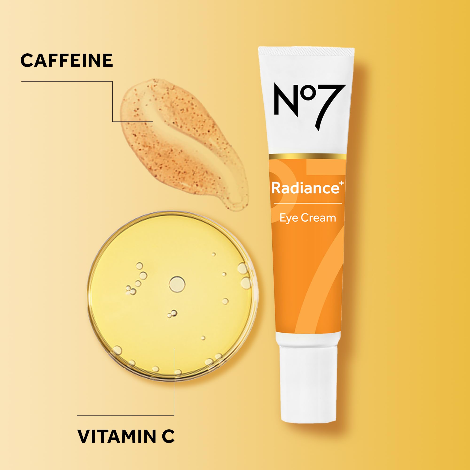 No7 Radiance+ effet réveillant le matin sur le regard