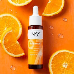 No7 Radiance+ vitamine C 15% améliore potentiellement l éclat du teint.
