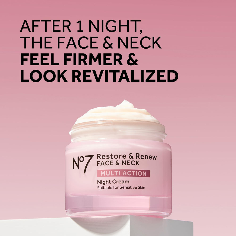 Flacon-serum No7 Restore & Renew, application précise et rapide.