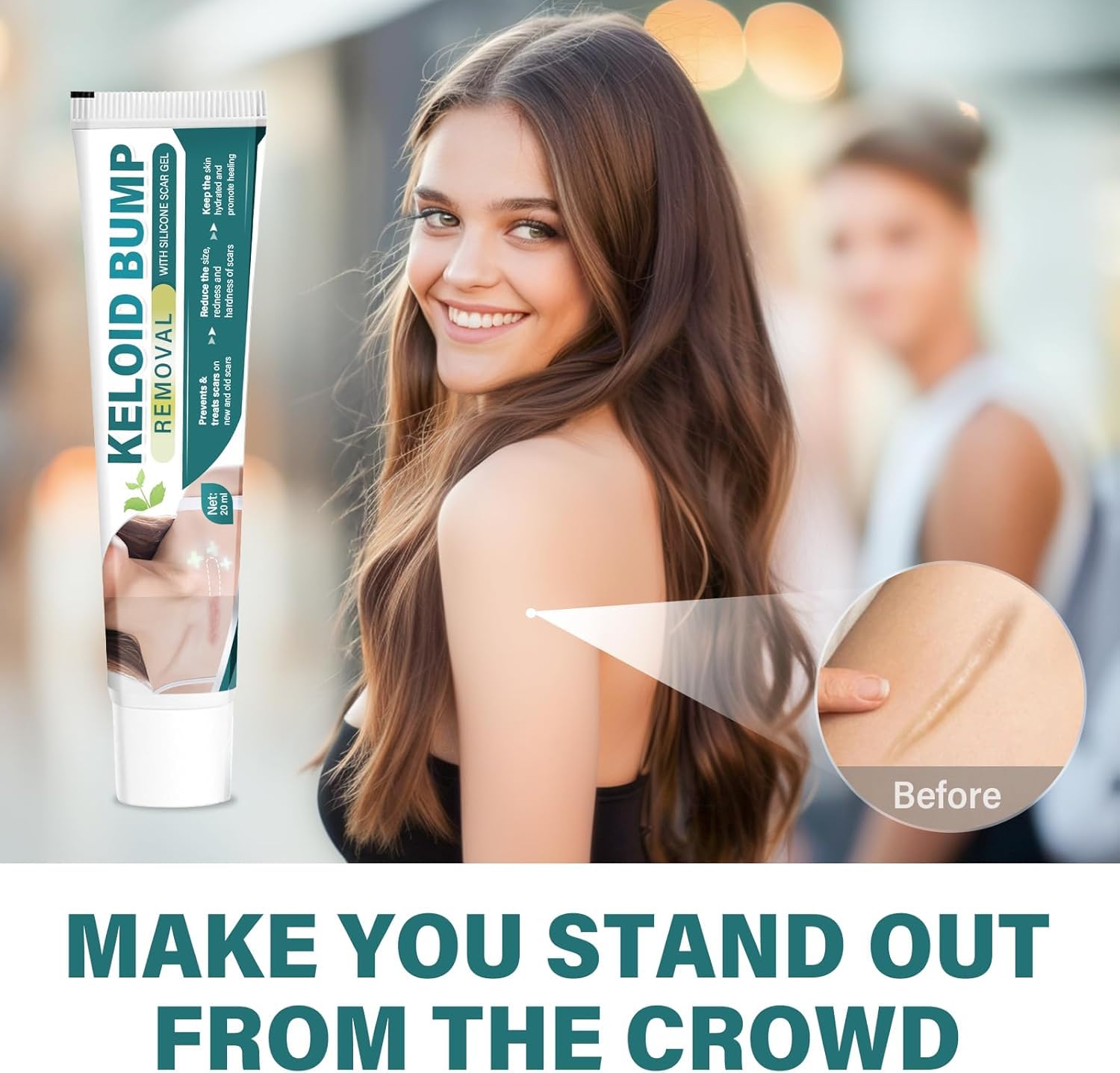 NOBA Keloide crème nourrissante visage — hydratation en profondeur observable.