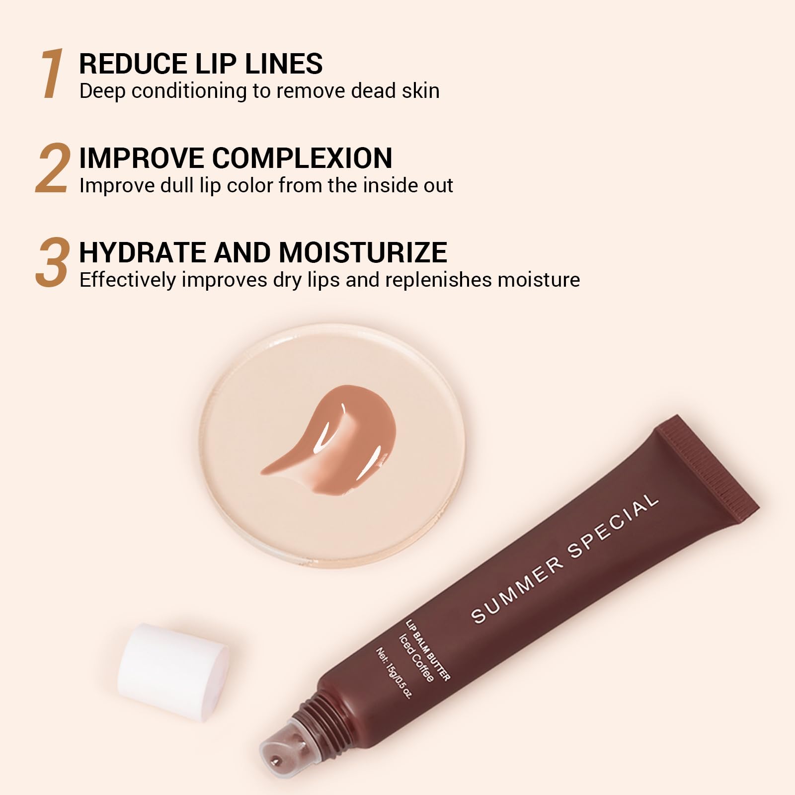 Nobeka baume lèvres kit Menthe — teinte claire avec fraîcheur naturelle.