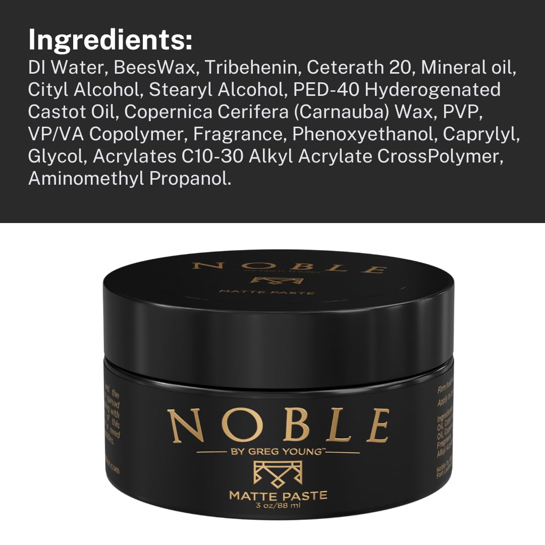Barbier approuvé, Noble By Greg Young fabriqué aux États‑Unis.