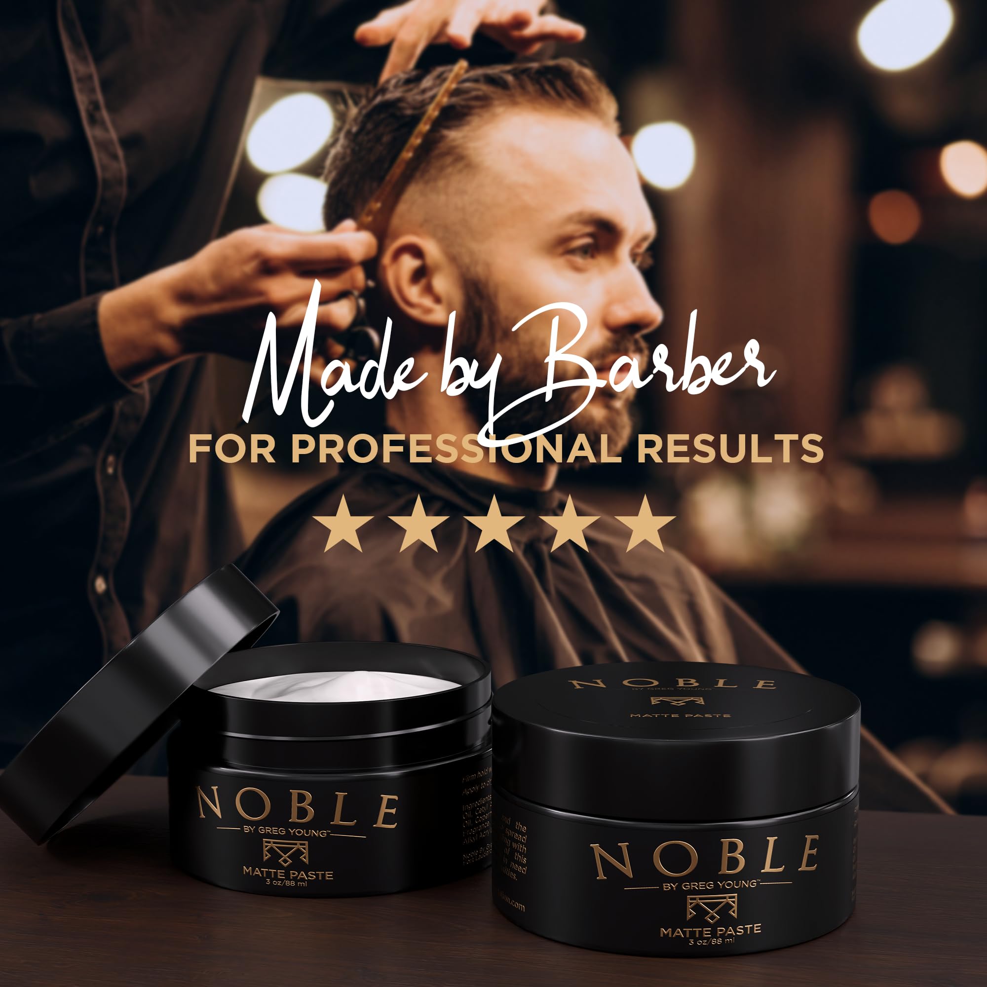 Formule à eau de Noble By Greg Young, rince sans résidu gras.